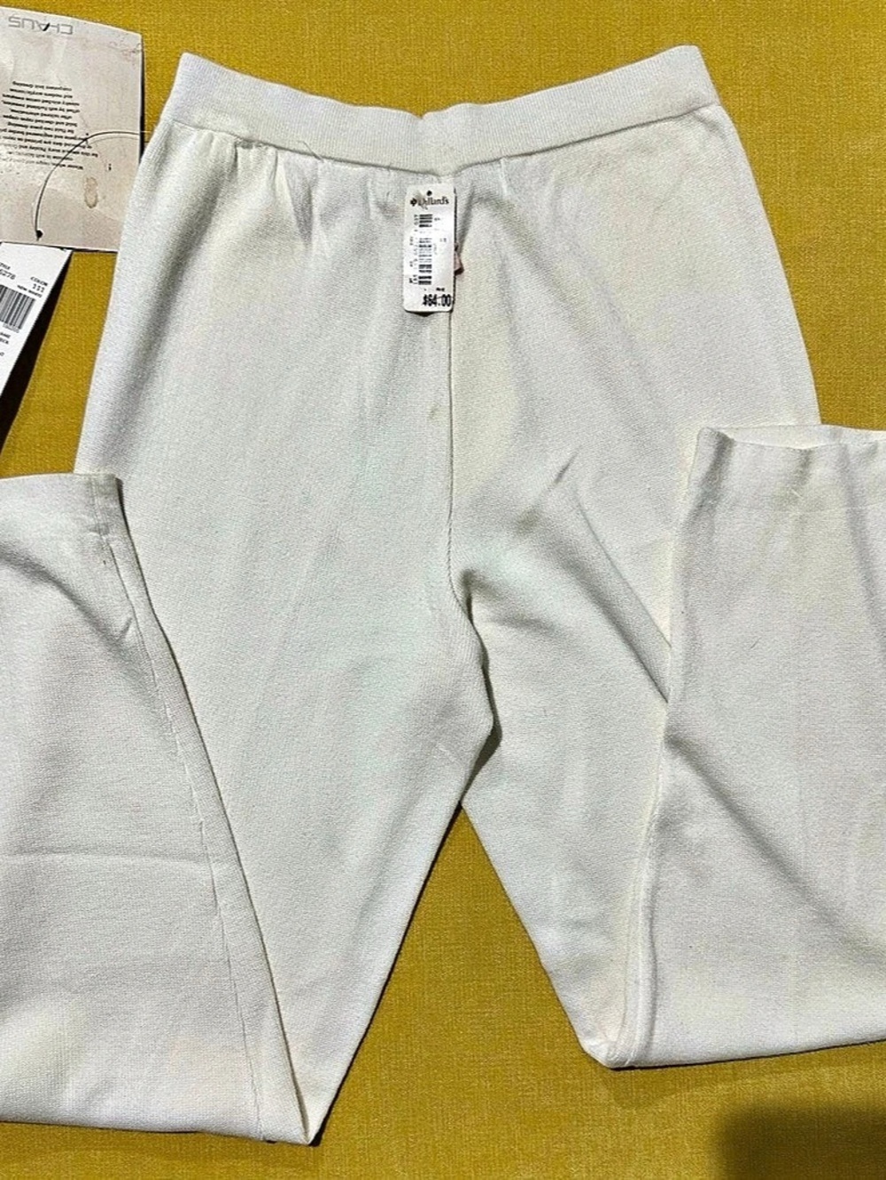 Vintage Chaus Pull-On Ankle Pants in White Size Medium NWT
